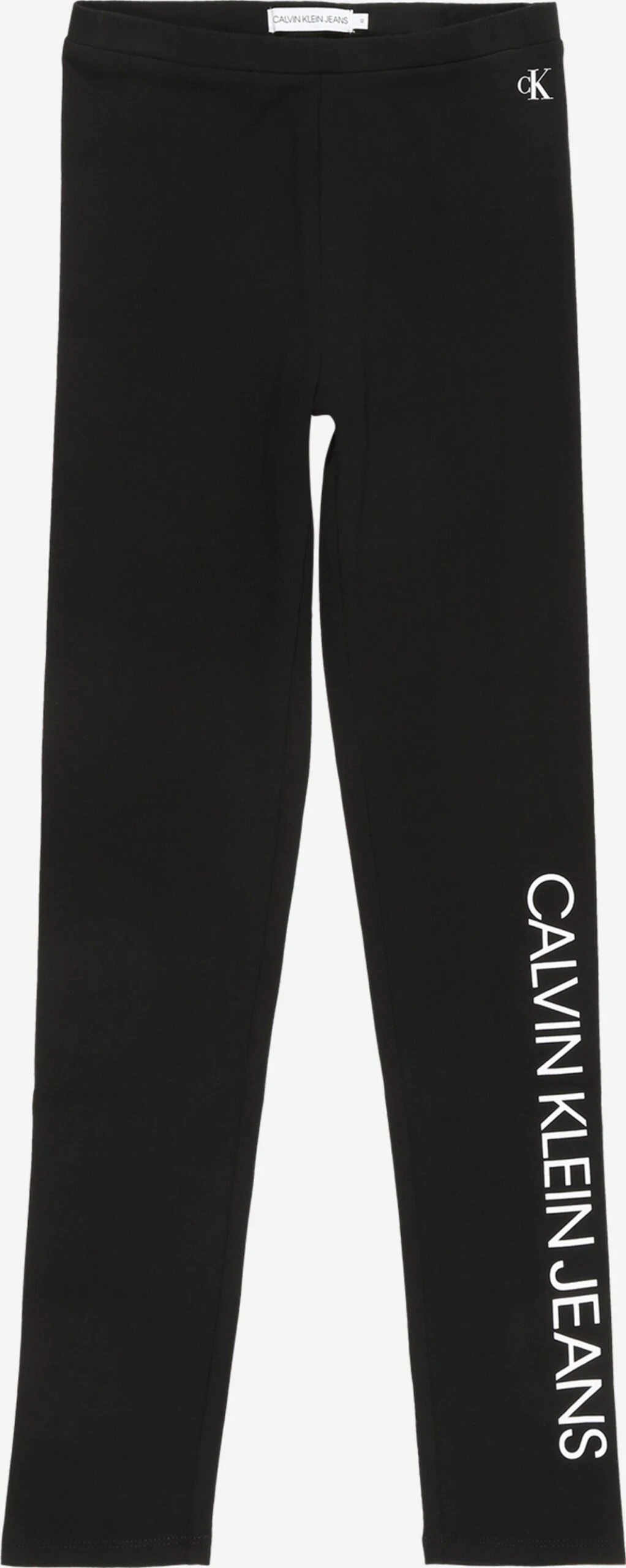 Calvin Klein Jeans Bukser Skinny Leggings Børn Sort 1 Calvin Klein Jeans Bukser Skinny Leggings Børn Sort
