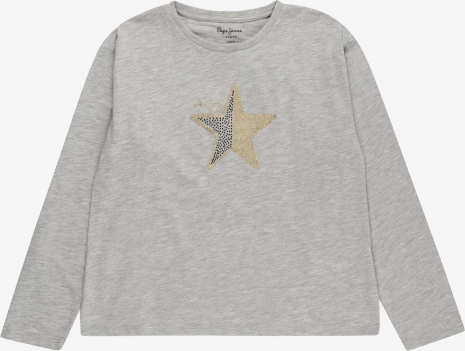 Pepe Jeans Langærmede Toppe Bluser & T-shirts Brandie Børn Grå-meleret 1 Pepe Jeans Langærmede Toppe Bluser & T-shirts Brandie Børn Grå-meleret