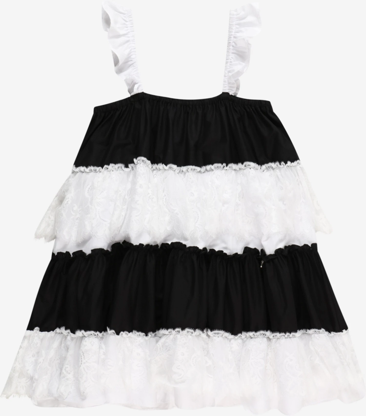 Patrizia Pepe Kjoler Kjole Børn Sort / Hvid 1 Patrizia Pepe Kjoler Kjole Børn Sort / Hvid