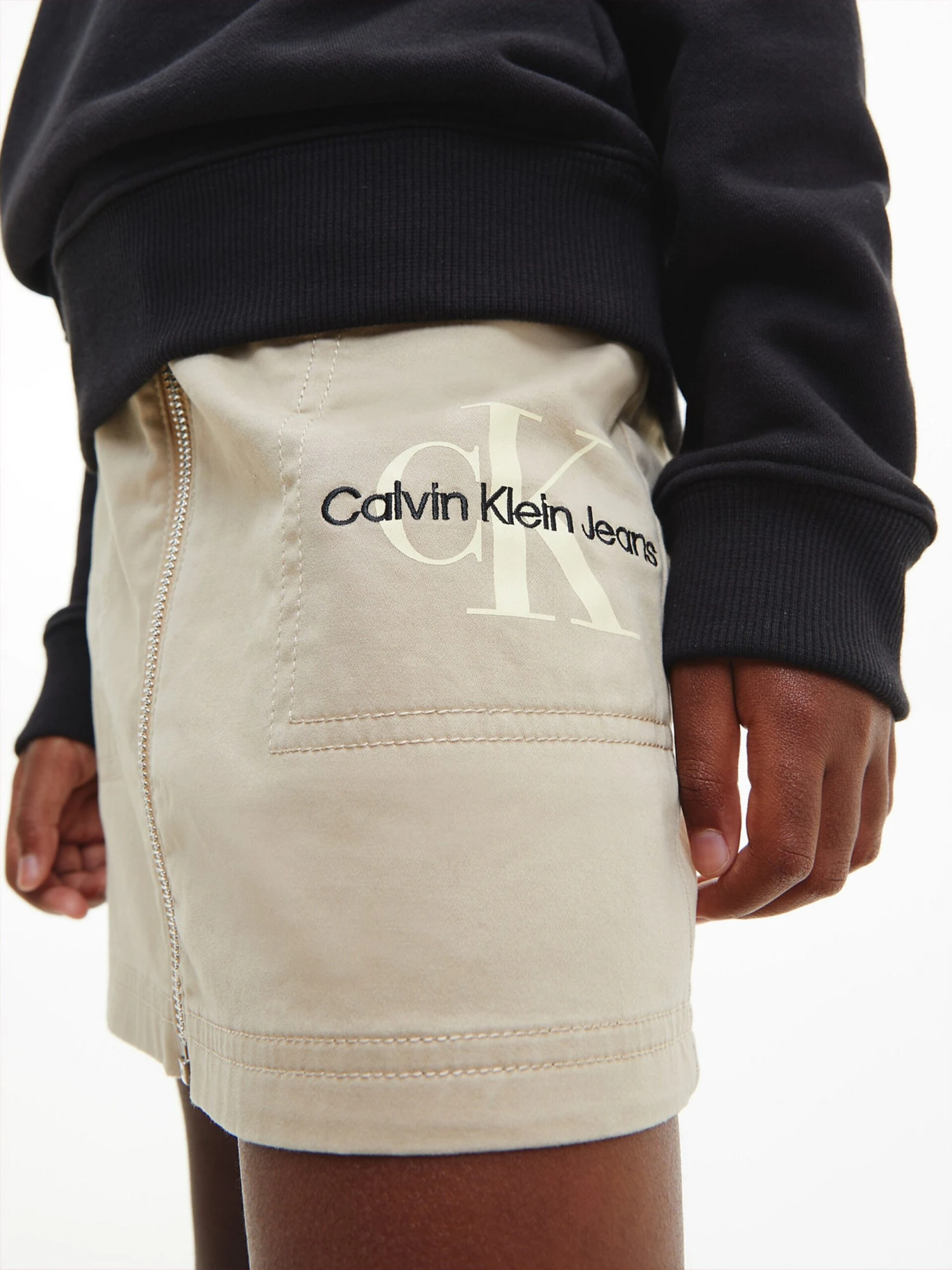 Calvin Klein Jeans Nederdele Nederdel Børn Sand 5 Calvin Klein Jeans Nederdele Nederdel Børn Sand - Billede 5
