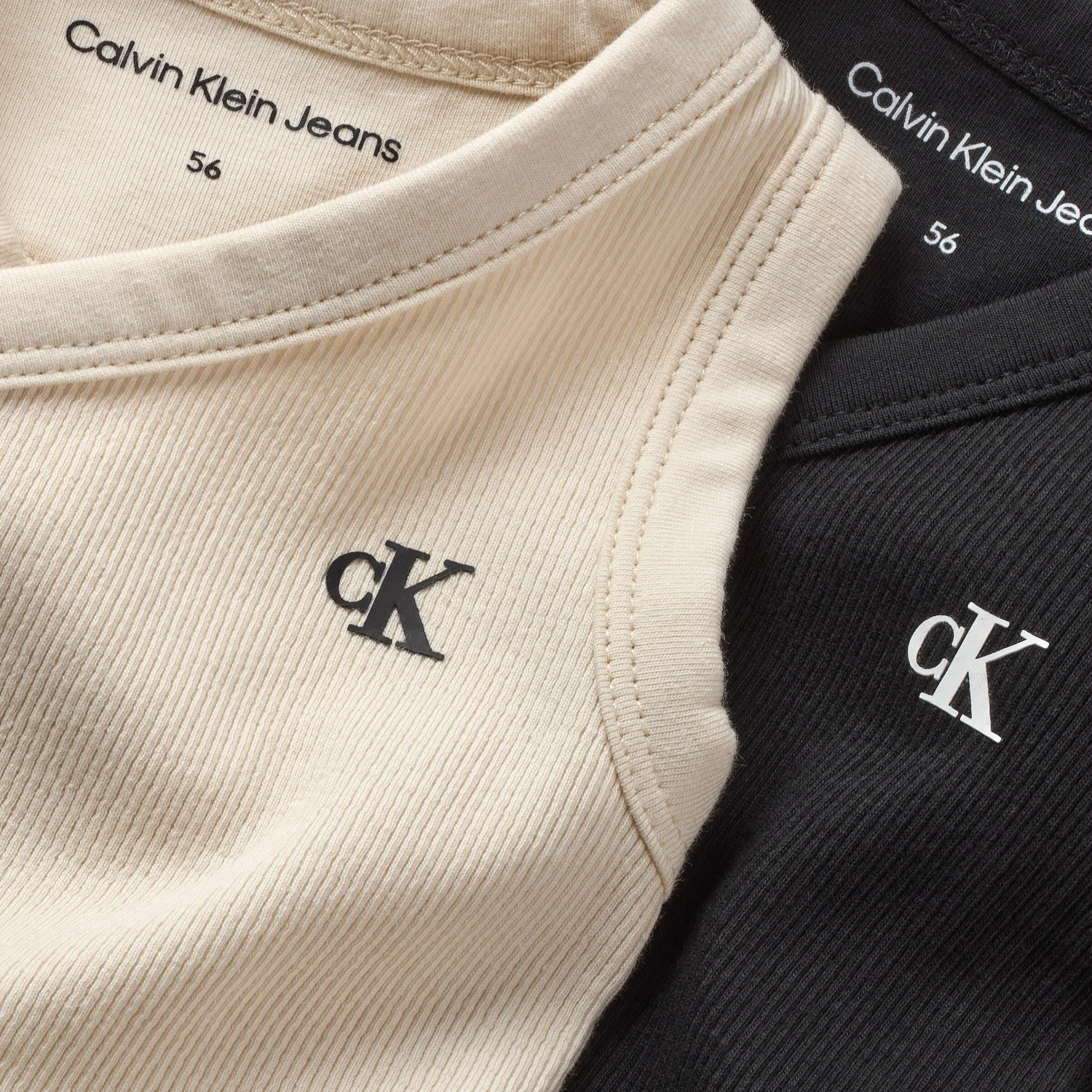 Calvin Klein Underdele Sparkedragt/Body Børn Beige / Sort 3 Calvin Klein Underdele Sparkedragt/Body Børn Beige / Sort - Billede 3