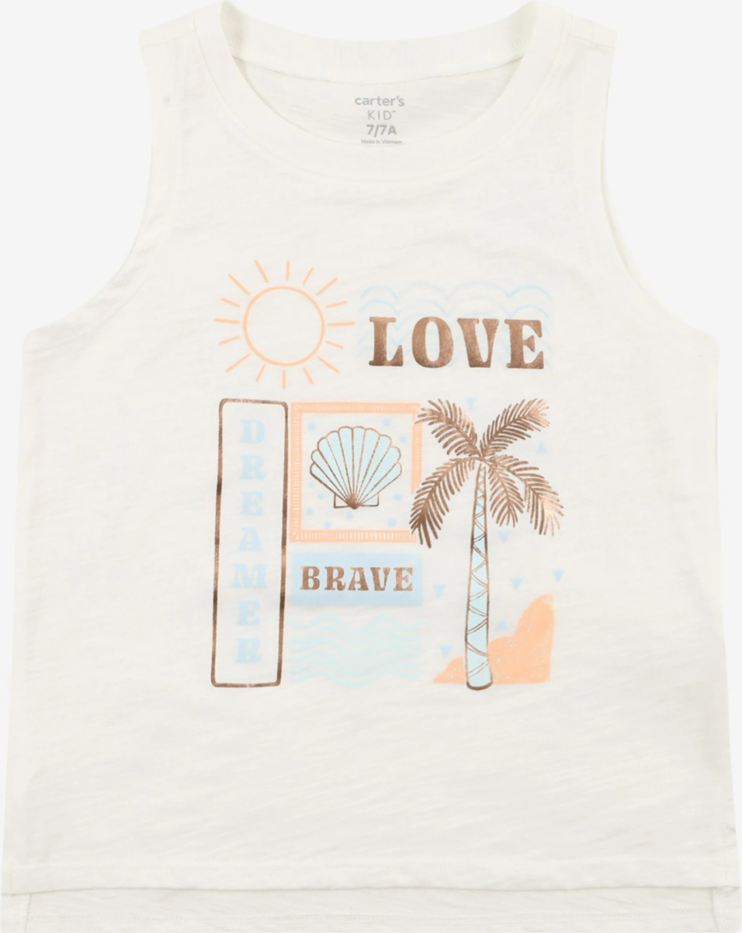 Carter's™ Toppe Overdel ACTIVE Børn Hvid-meleret 1 Carter's™ Toppe Overdel ACTIVE Børn Hvid-meleret