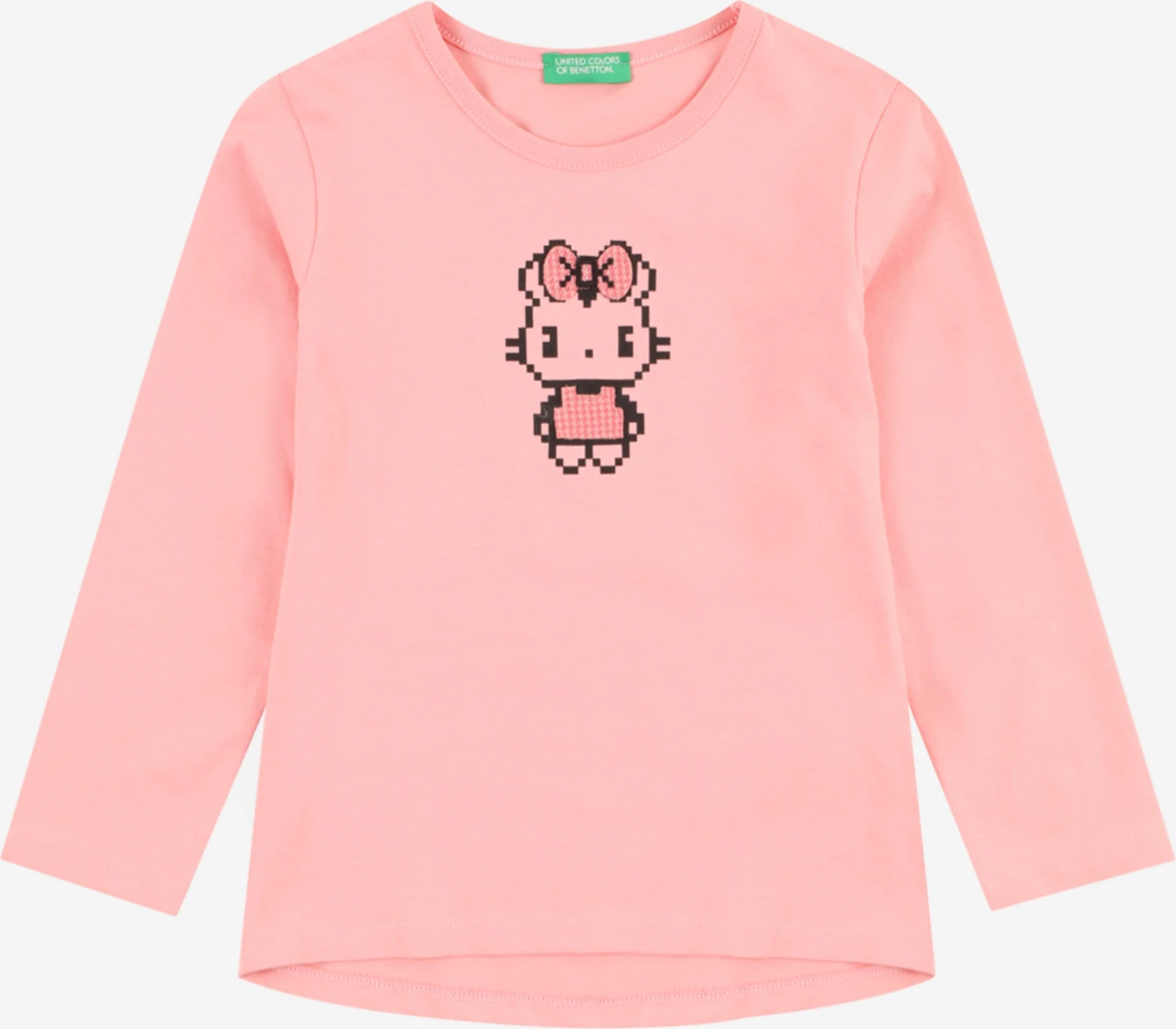 United Colors Of Benetton Langærmede Toppe Bluser & T-shirts Børn Pink / Lyserød 1 United Colors Of Benetton Langærmede Toppe Bluser & T-shirts Børn Pink / Lyserød