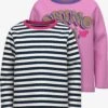 NAME IT Langærmede Toppe Bluser & T-shirts Vilea Børn Blå / Safir / Pink