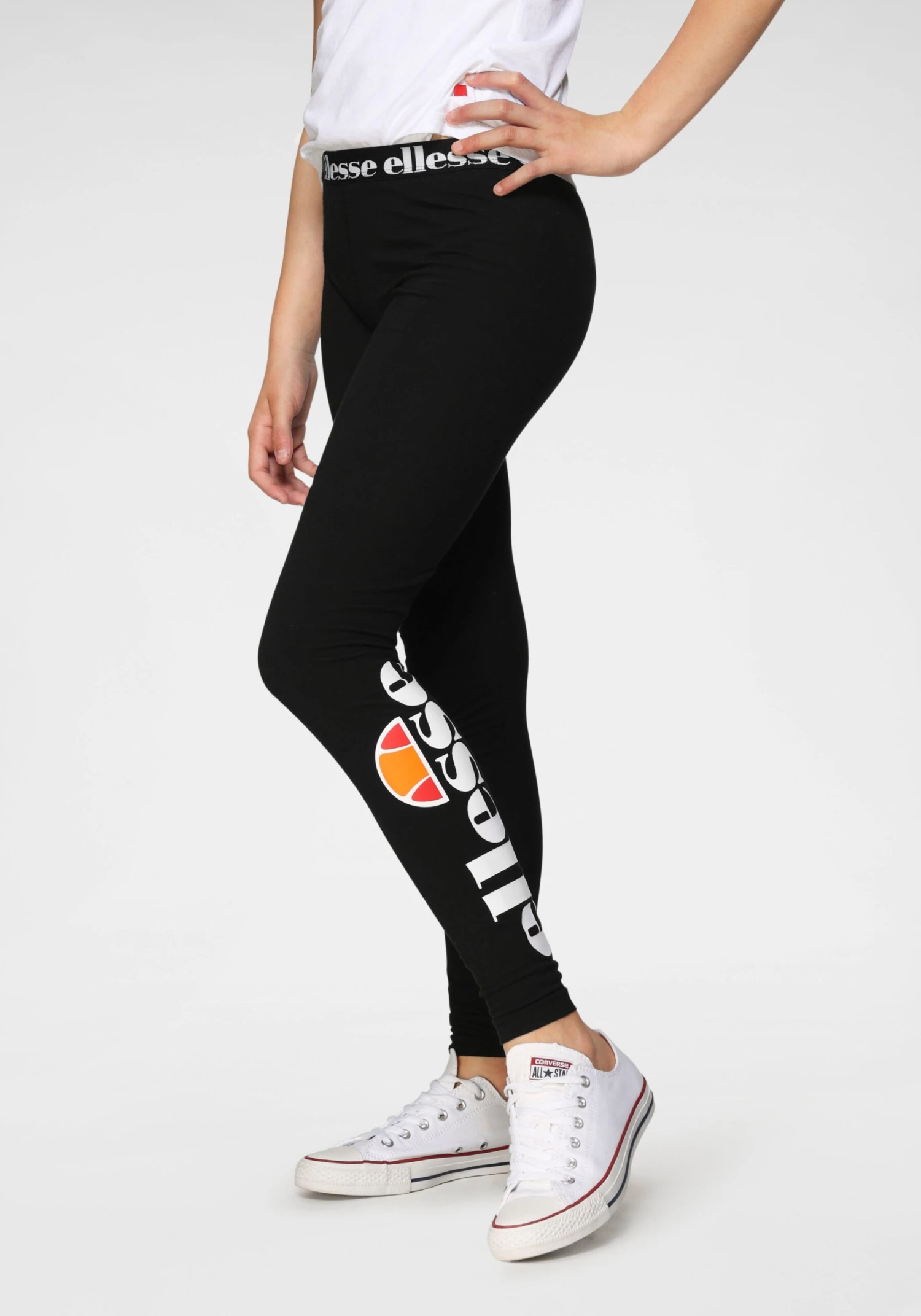 Ellesse Bukser Skinny Leggings FABI Børn Sort 4 Ellesse Bukser Skinny Leggings FABI Børn Sort - Billede 4