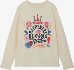 NAME IT Langærmede Toppe Shirts Tiline Børn Creme