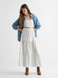 Nederdele Nederdel Børn Ecru 9 Nederdele Nederdel Børn Ecru -ChicVerden Salgsbutik 3b519fa2d100d1a52fe30d4019c7d082