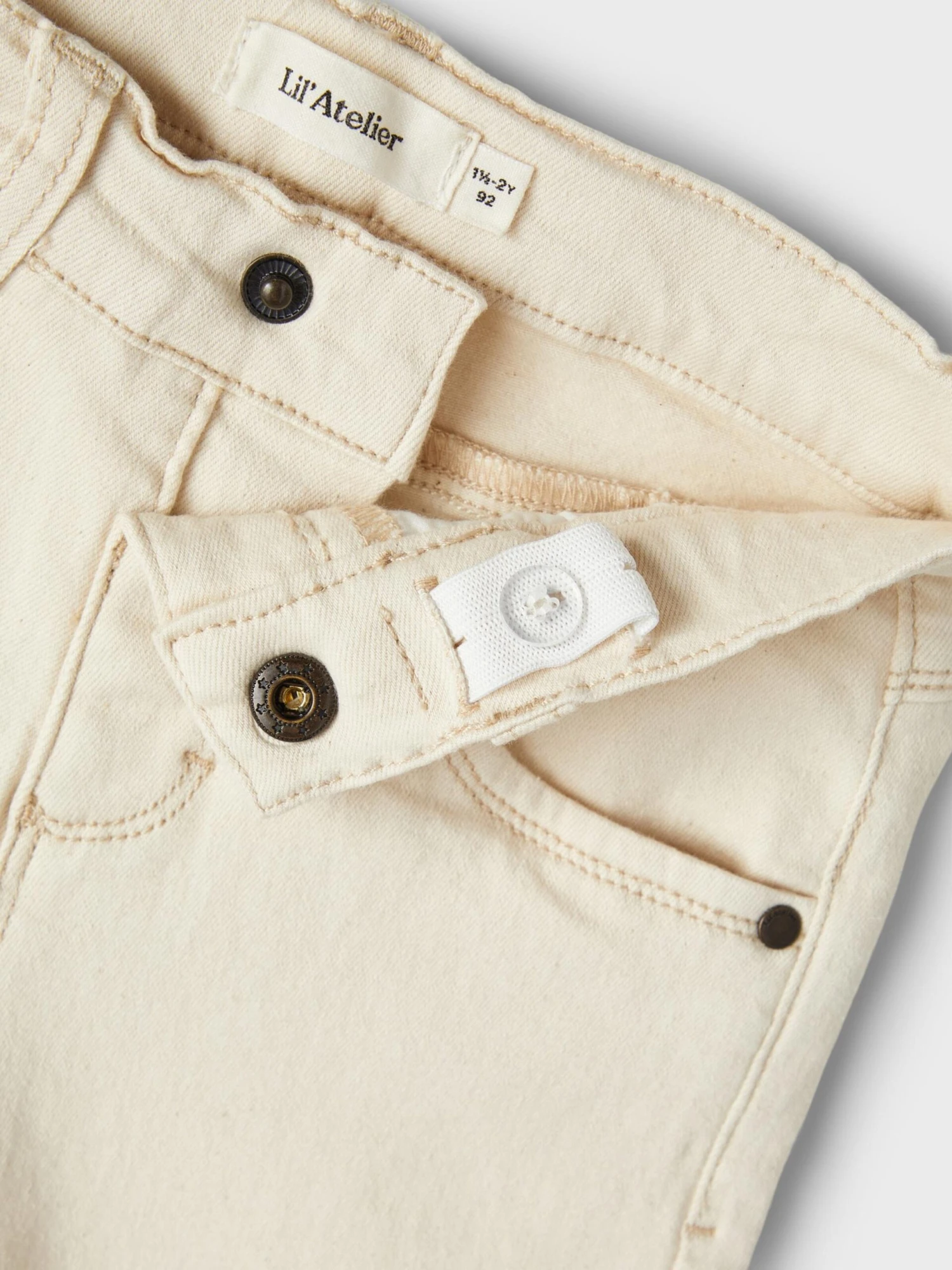 Jeans Og Bukser Flared Bukser Bella Børn Creme 3 Jeans Og Bukser Flared Bukser Bella Børn Creme - Billede 3