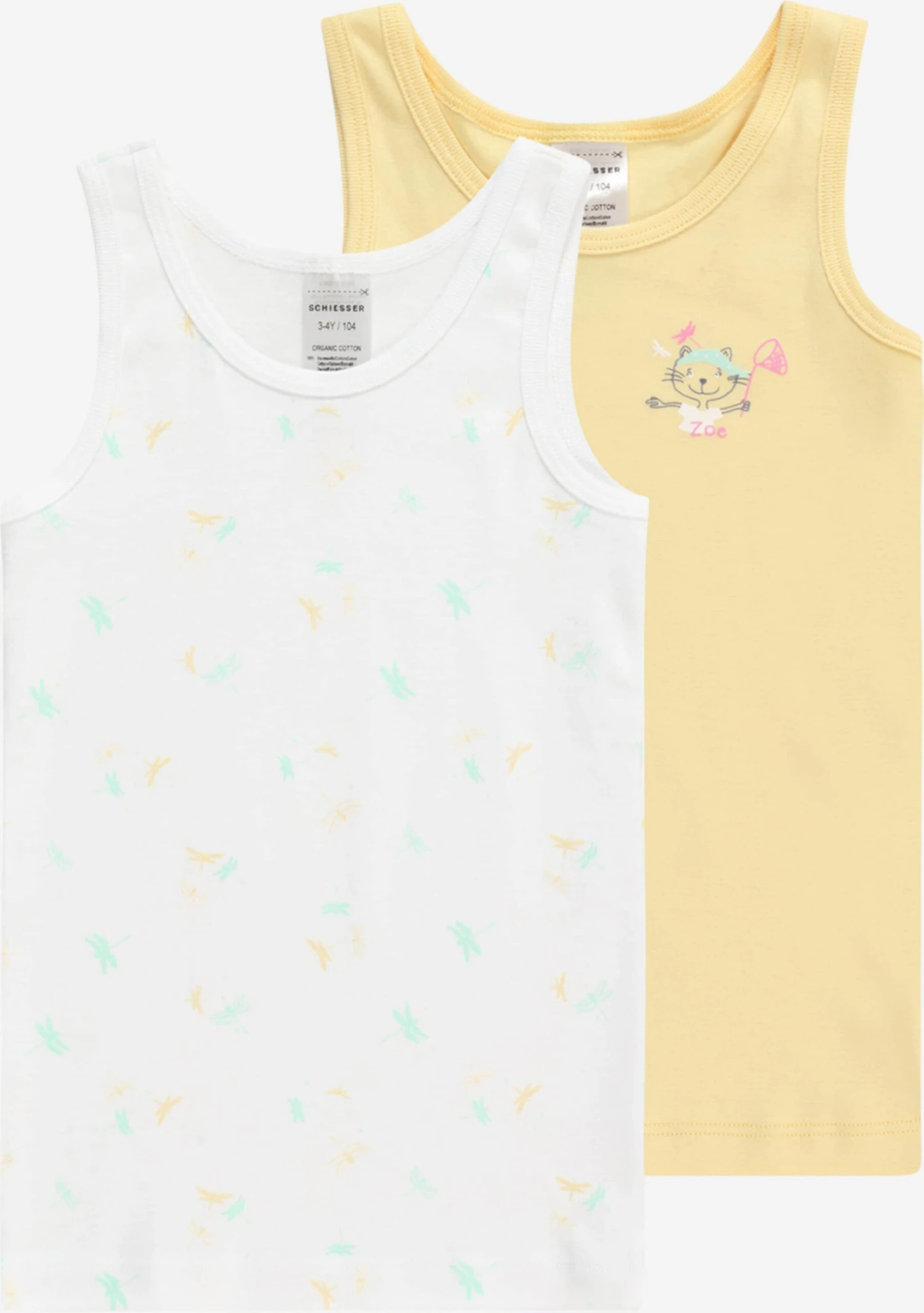 Schiesser Underdele Undertrøje Original Classics Børn Gul / Hvid 1 Schiesser Underdele Undertrøje Original Classics Børn Gul / Hvid