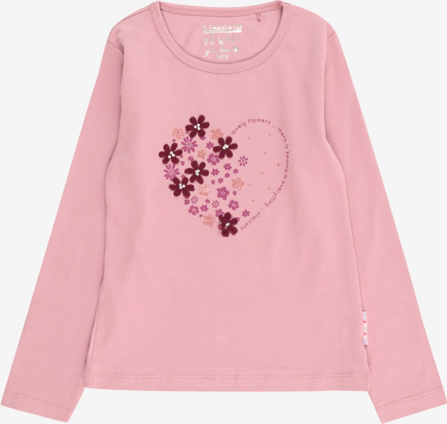 STACCATO Langærmede Toppe Bluser & T-shirts Børn Lyserød 1 STACCATO Langærmede Toppe Bluser & T-shirts Børn Lyserød