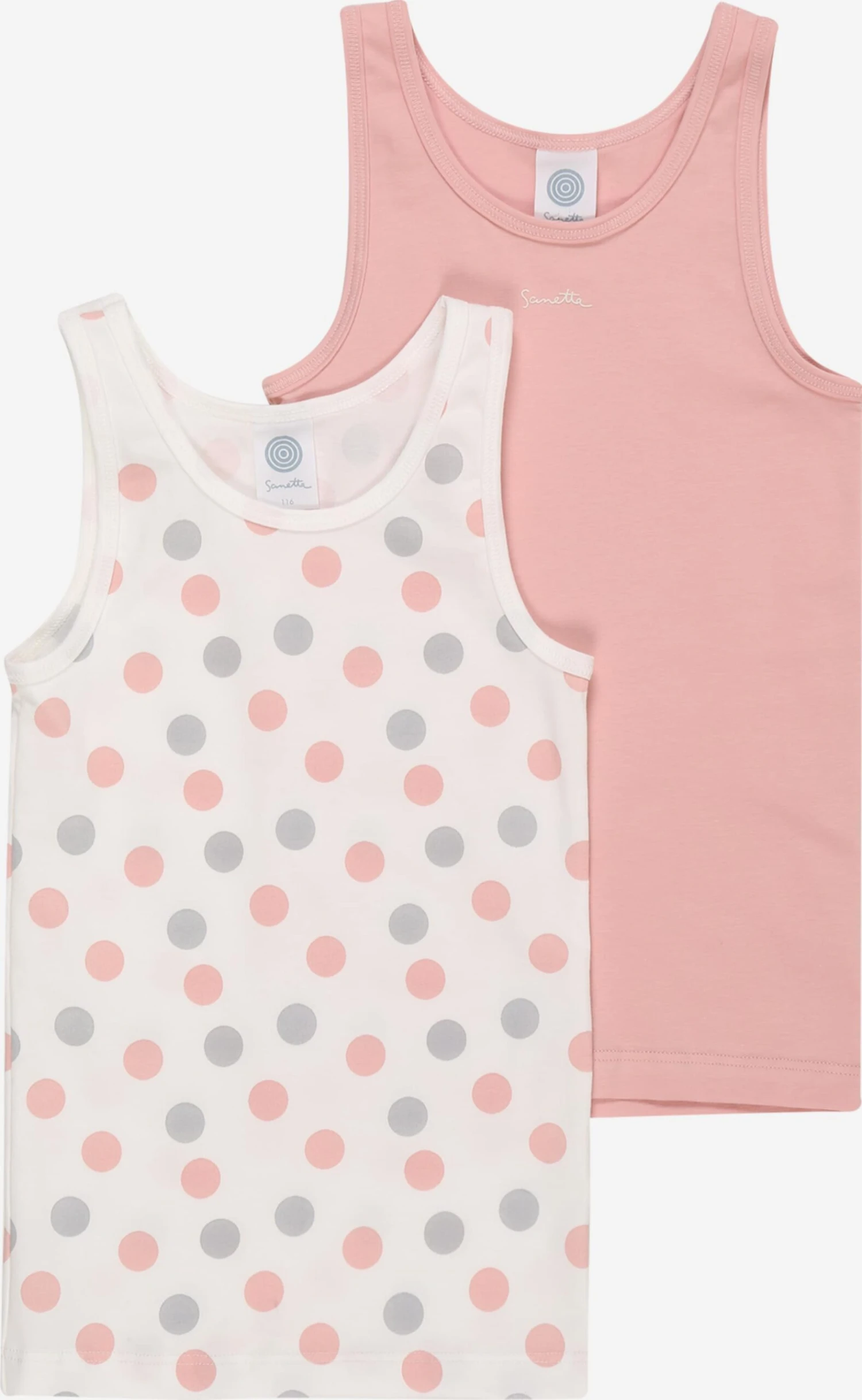Sanetta Underdele Undertrøje Børn Lyserød / Hvid 1 Sanetta Underdele Undertrøje Børn Lyserød / Hvid