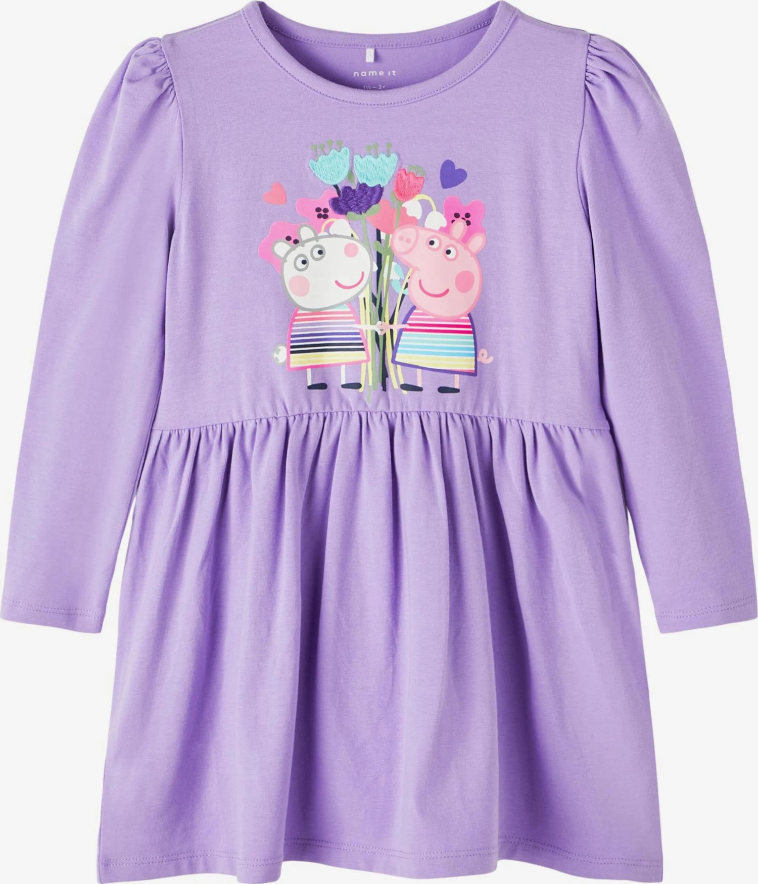 NAME IT Kjoler Kjole Fusina Peppapig Børn Lilla 1 NAME IT Kjoler Kjole Fusina Peppapig Børn Lilla
