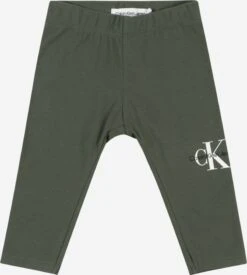 Calvin Klein Jeans Bukser Slimfit Leggings Børn Mørkegrøn