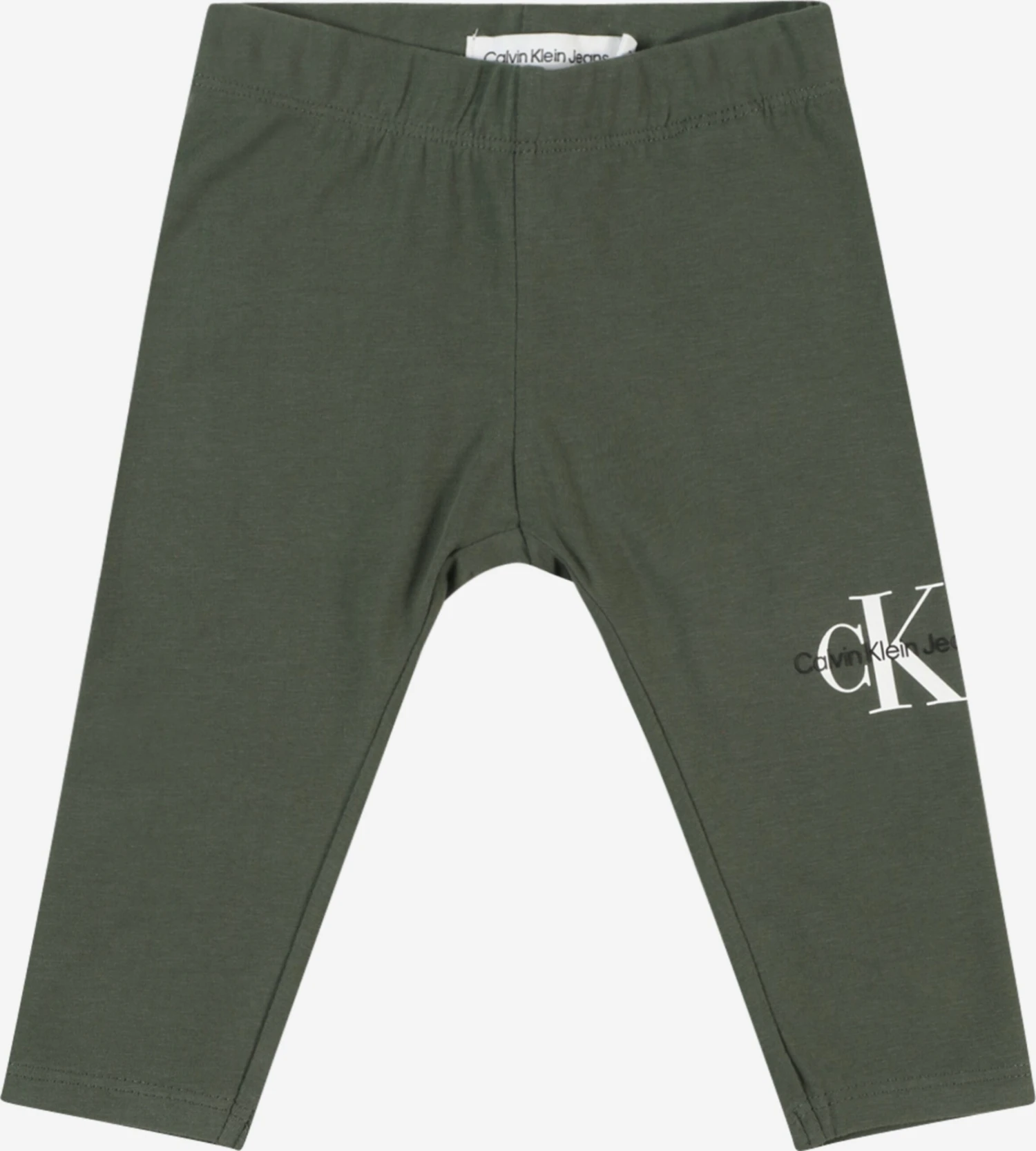 Calvin Klein Jeans Bukser Slimfit Leggings Børn Mørkegrøn 1 Calvin Klein Jeans Bukser Slimfit Leggings Børn Mørkegrøn