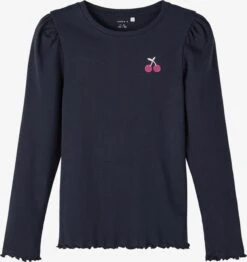 NAME IT Langærmede Toppe Bluser & T-shirts Tany Børn Mørkeblå