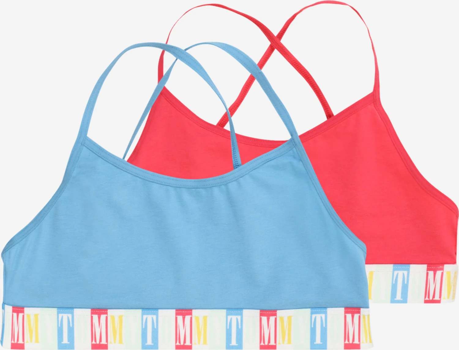 Underdele Bustier BH Børn Himmelblå / Lys Rød 1 Underdele Bustier BH Børn Himmelblå / Lys Rød