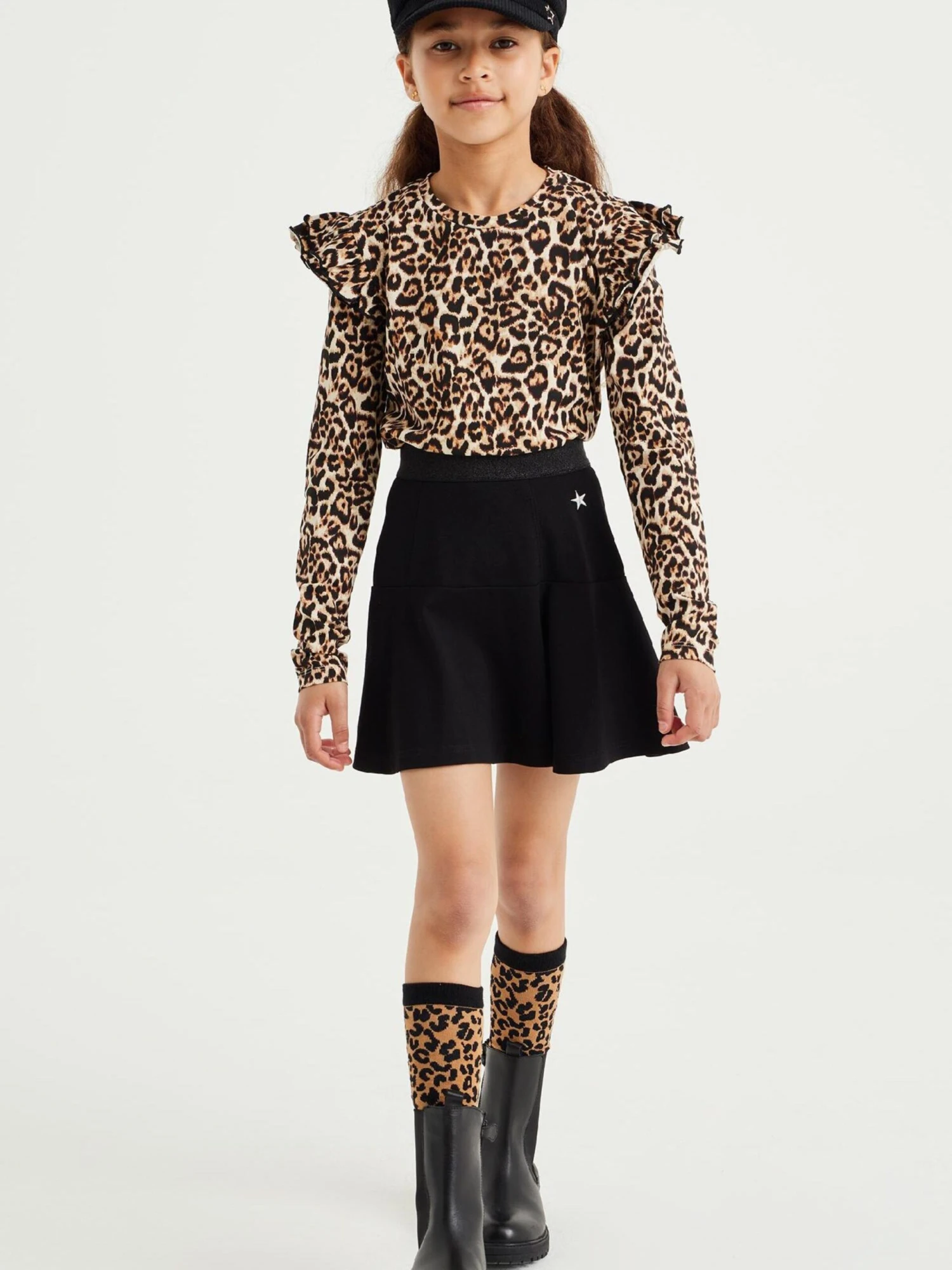 WE FASHION Nederdele Nederdel Børn Sort / Sort-meleret 4 WE FASHION Nederdele Nederdel Børn Sort / Sort-meleret - Billede 4