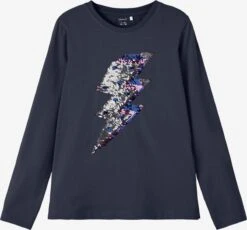 NAME IT Langærmede Toppe Bluser & T-shirts Bastar Børn Mørkeblå
