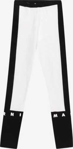 Marni Bukser Skinny Leggings Børn Sort / Offwhite