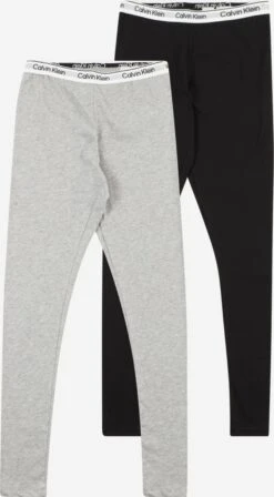 Calvin Klein Jeans Bukser Skinny Leggings Børn Grå-meleret / Sort