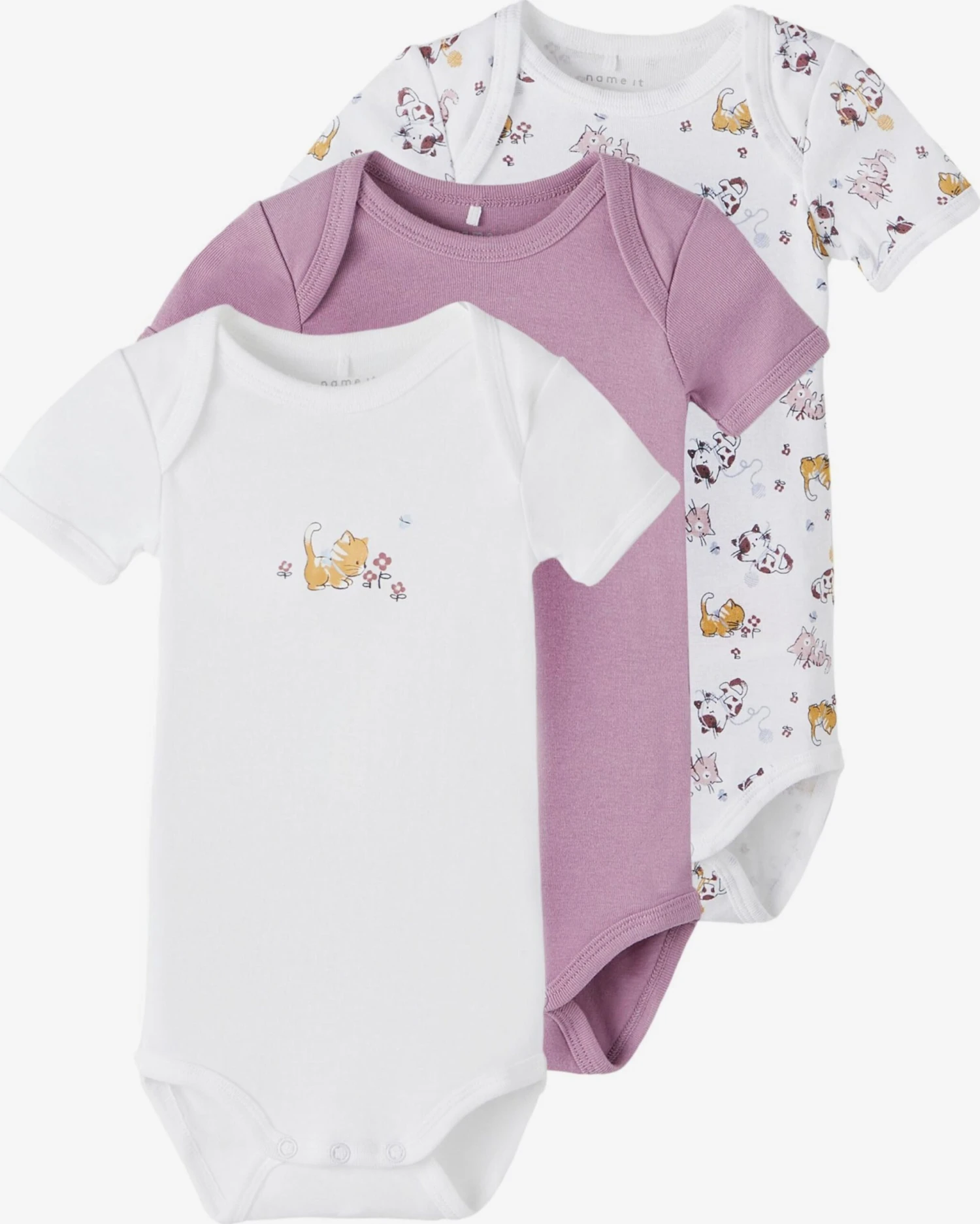 NAME IT Underdele Sparkedragt/Body Valerian Børn Orkidee / Hvid 1 NAME IT Underdele Sparkedragt/Body Valerian Børn Orkidee / Hvid