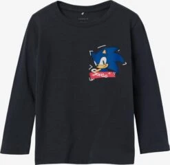 NAME IT Langærmede Toppe Shirts Sonic Børn Blå