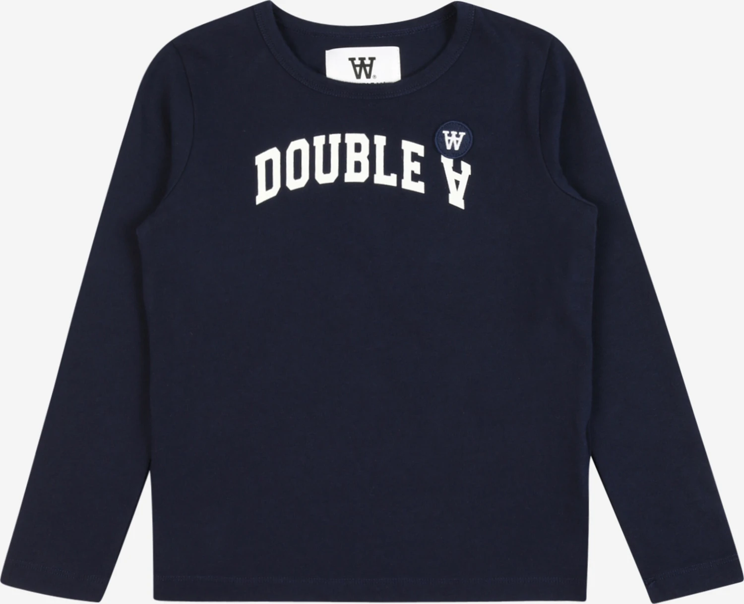 Wood Wood Langærmede Toppe Shirts Børn Navy 1 Wood Wood Langærmede Toppe Shirts Børn Navy