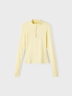 Langærmede Toppe Bluser & T-shirts Børn Lysegul -ChicVerden Salgsbutik 74c4e6afd37b03c047d5af86b957954e