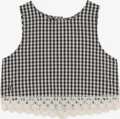 Scalpers Toppe Overdel Vichy Børn Sort / Hvid