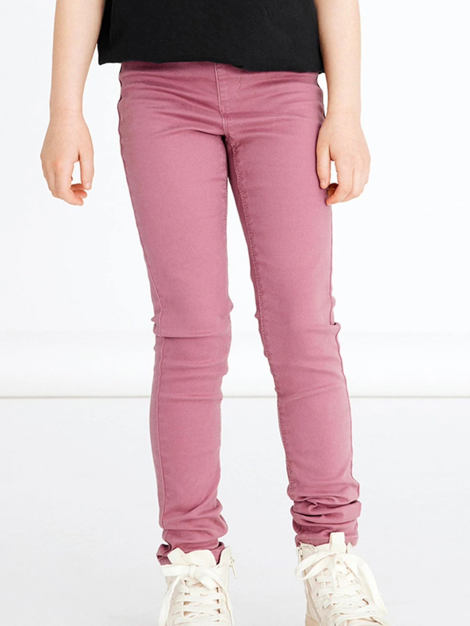 NAME IT Bukser Skinny Leggings Polly Børn Gammelrosa 3 NAME IT Bukser Skinny Leggings Polly Børn Gammelrosa - Billede 3