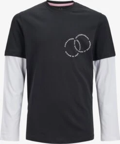 Jack & Jones Junior Langærmede Toppe Shirts Roli Børn Sort