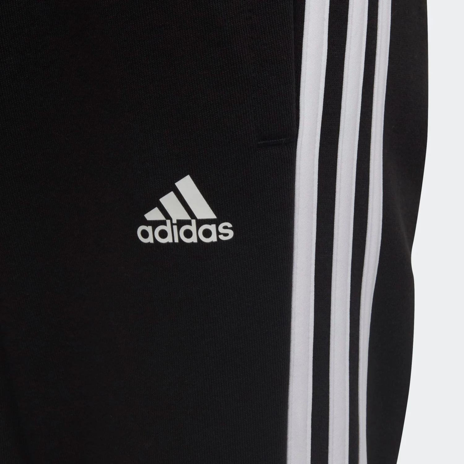 Adidas Sportswear Bukser Tapered Sportsbukser Børn Sort / Hvid 3 Adidas Sportswear Bukser Tapered Sportsbukser Børn Sort / Hvid - Billede 3
