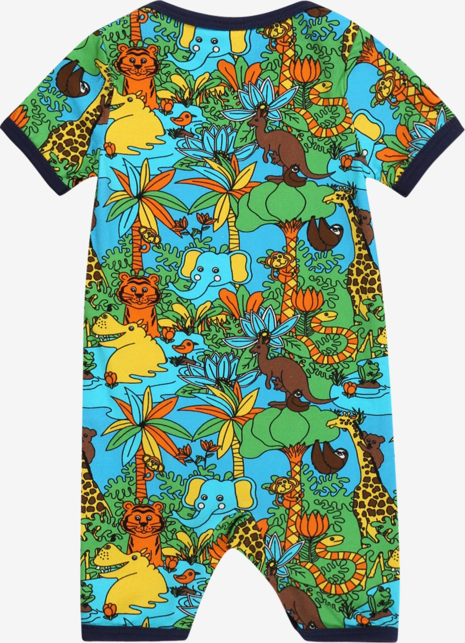 Småfolk Underdele Sparkedragt/Body Jungle Børn Lyseblå 2 Småfolk Underdele Sparkedragt/Body Jungle Børn Lyseblå - Billede 2
