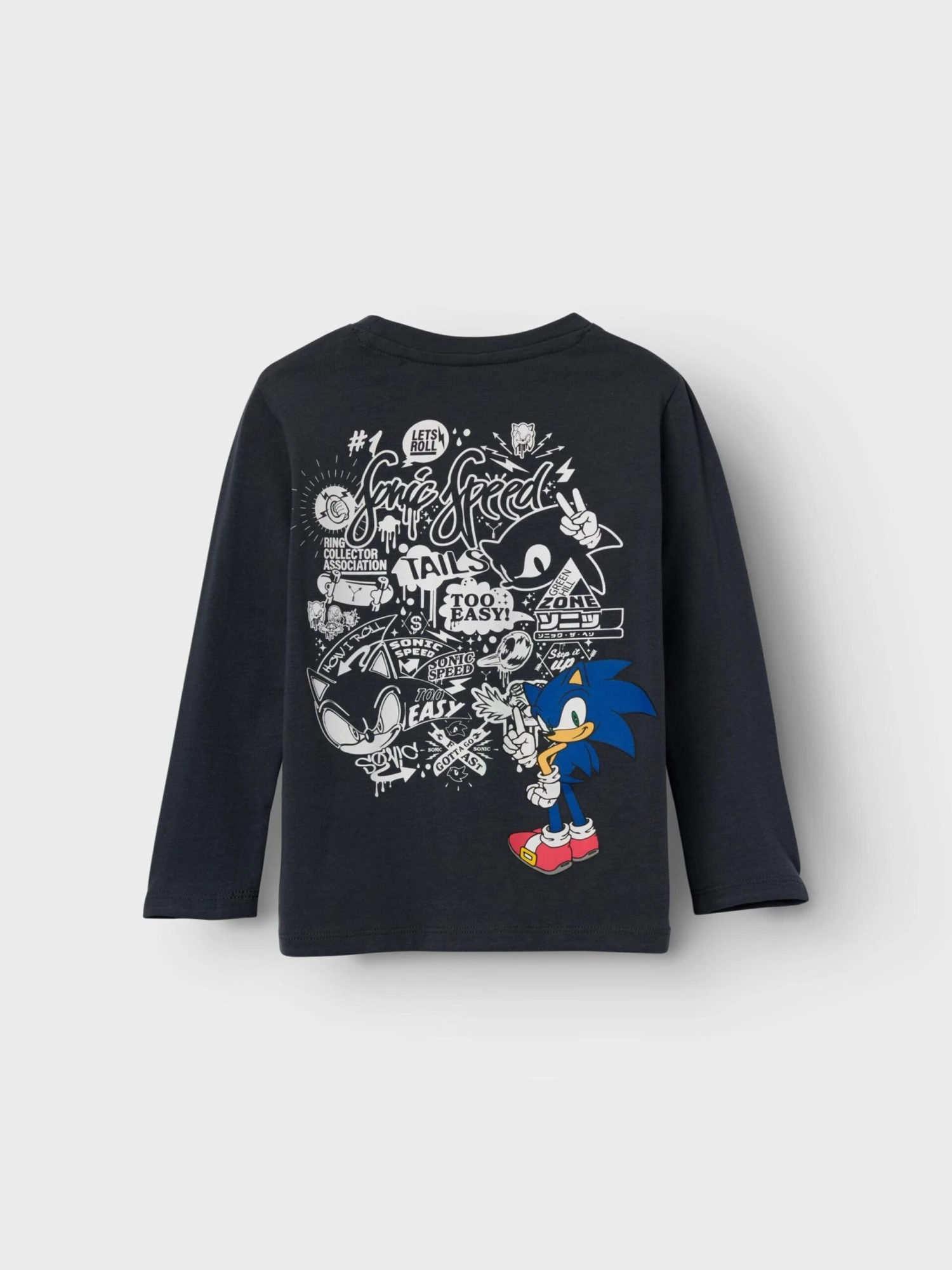 NAME IT Langærmede Toppe Shirts Sonic Børn Blå 2 NAME IT Langærmede Toppe Shirts Sonic Børn Blå - Billede 2