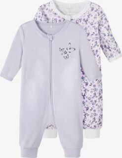 NAME IT Underdele Sparkedragt/Body Børn Pastellilla / Mørkelilla