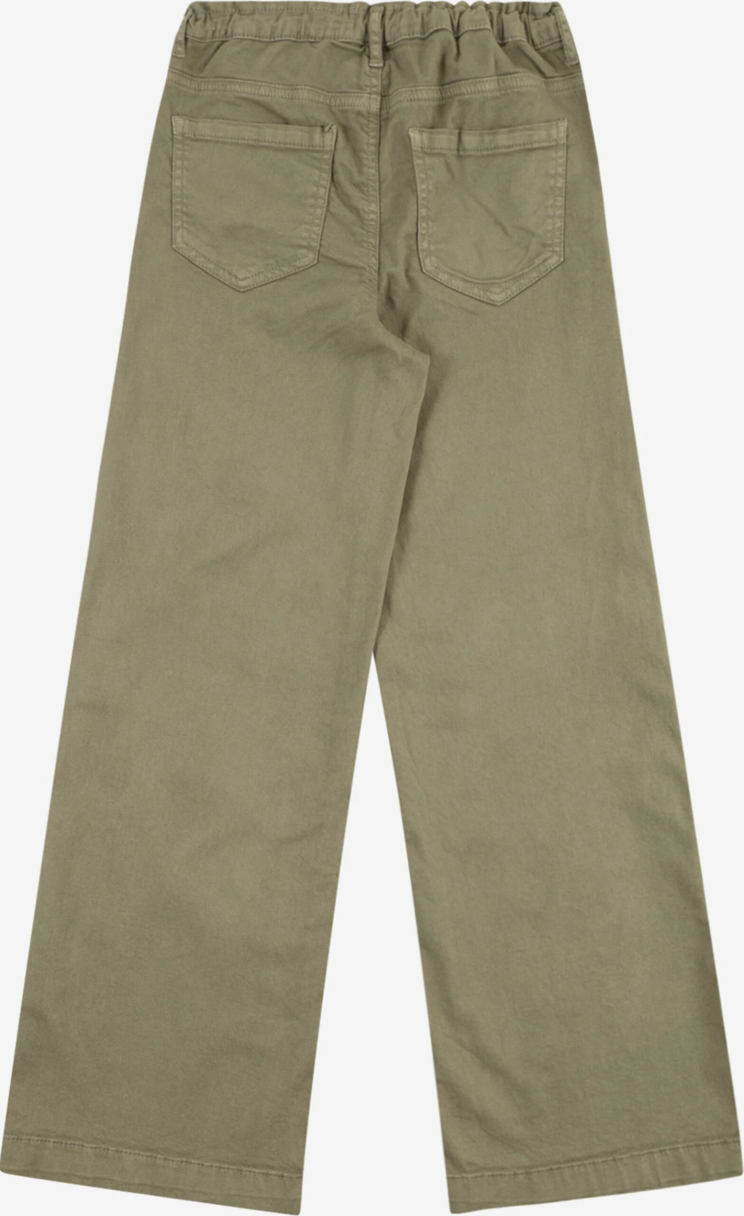 Jeans Og Bukser Wide Leg Bukser Børn Khaki 2 Jeans Og Bukser Wide Leg Bukser Børn Khaki - Billede 2