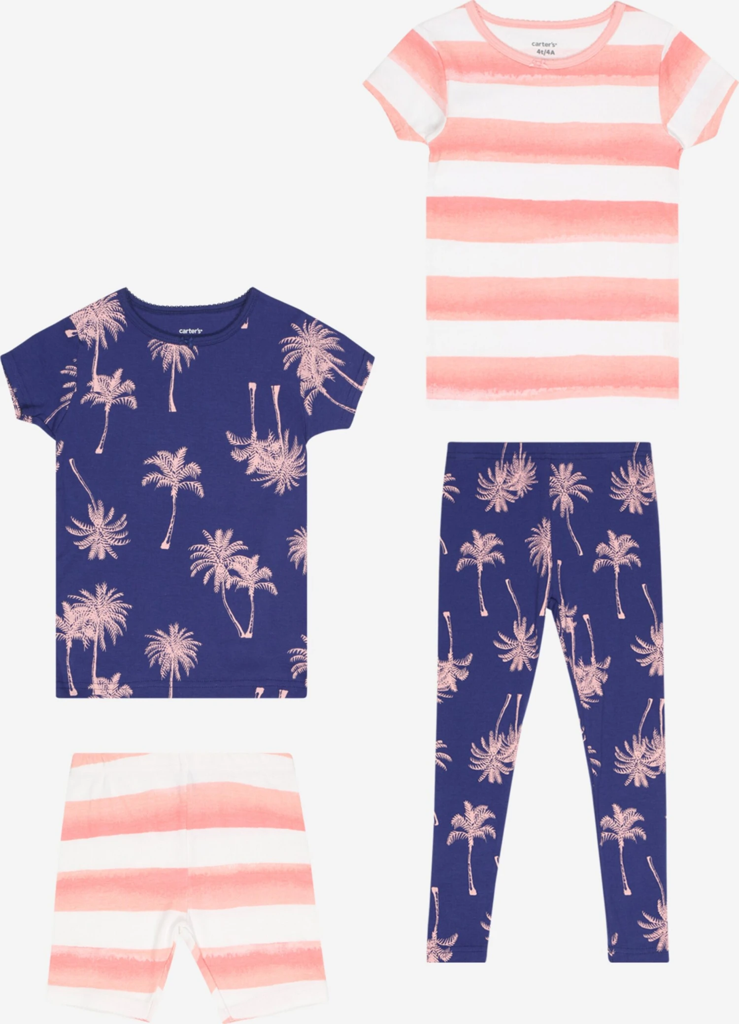 Carter's™ Underdele Undertøjssæt Børn Marin / Lyserød / Gammelrosa 1 Carter's™ Underdele Undertøjssæt Børn Marin / Lyserød / Gammelrosa