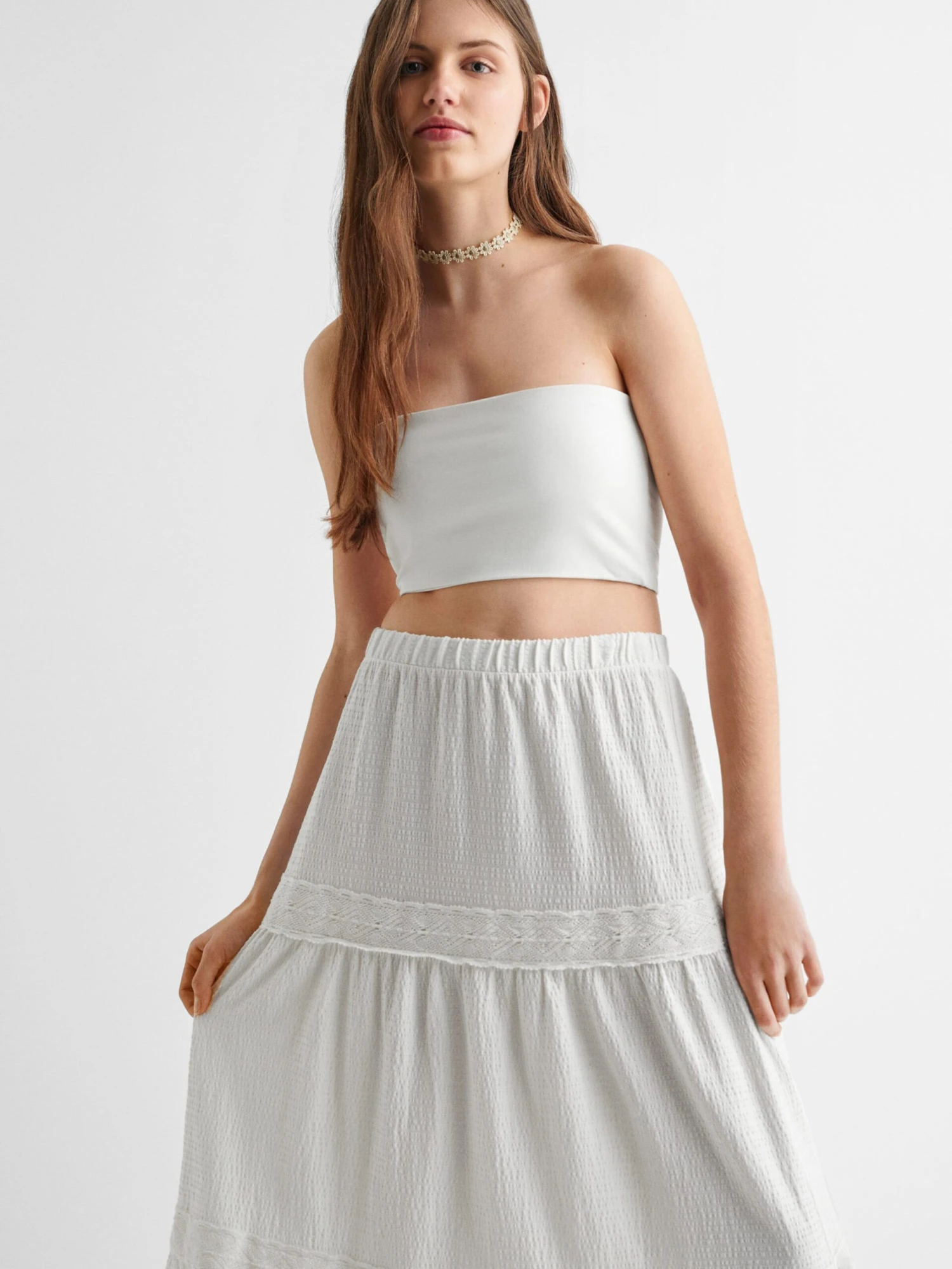 Nederdele Nederdel Børn Ecru 3 Nederdele Nederdel Børn Ecru - Billede 3