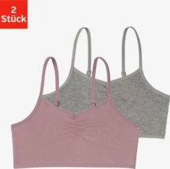 Buffalo Underdele Bustier BH Børn Grå / Gammelrosa