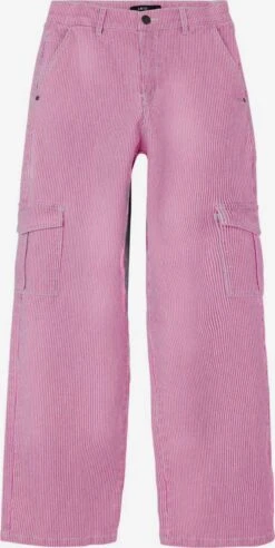 NAME IT Jeans Og Bukser Wide Leg Bukser Børn Pink