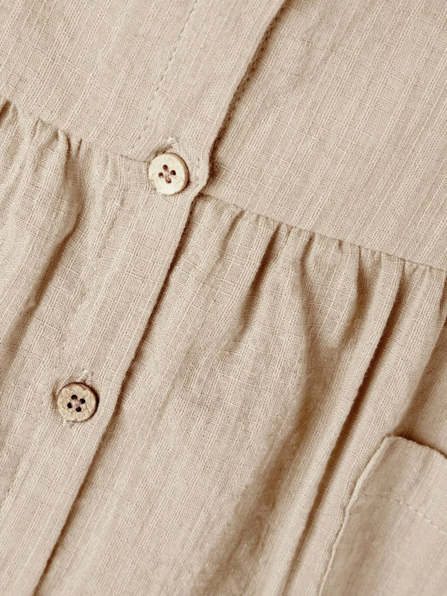 Kjoler Kjole Børn Beige / Sand 3 Kjoler Kjole Børn Beige / Sand - Billede 3