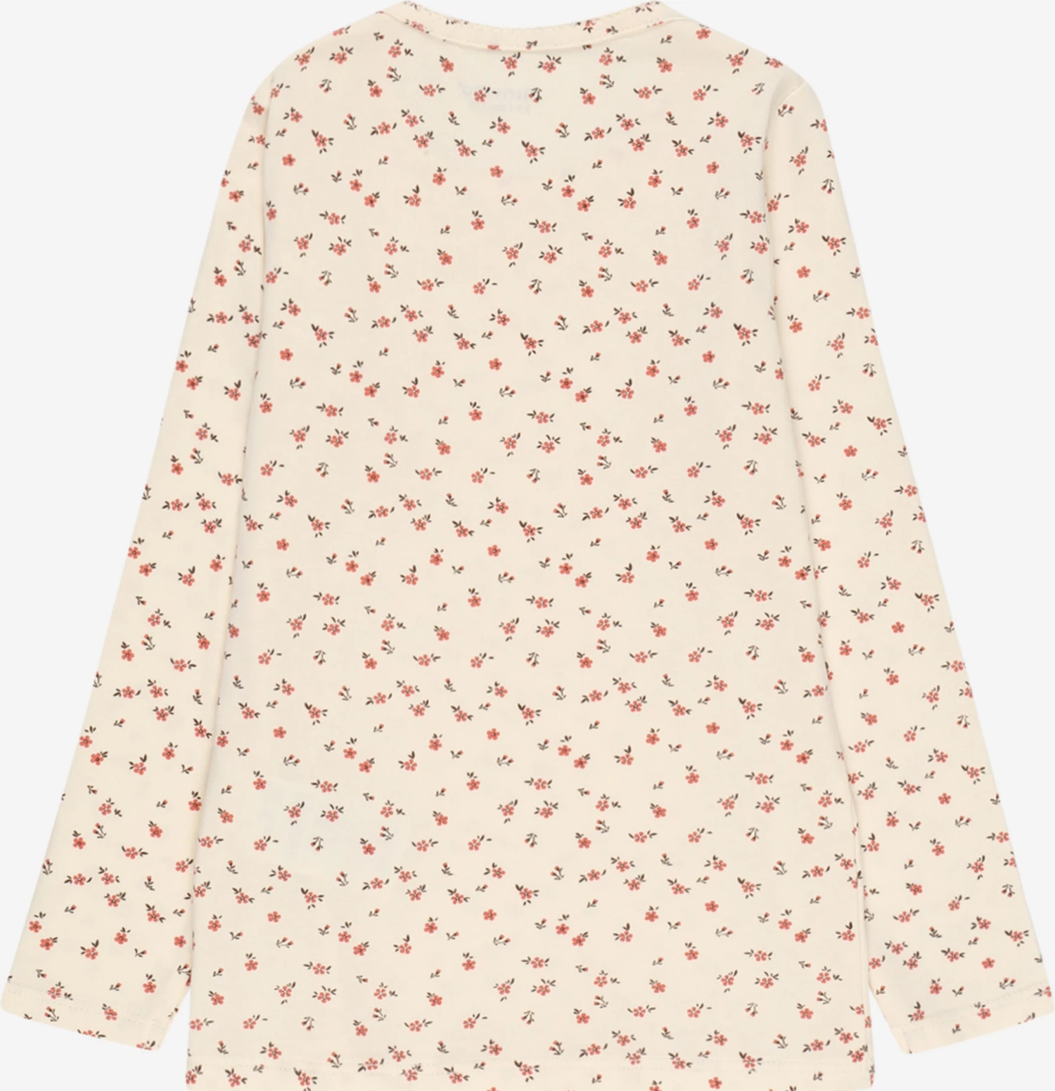 Minymo Langærmede Toppe Bluser & T-shirts Børn Creme / Pink 2 Minymo Langærmede Toppe Bluser & T-shirts Børn Creme / Pink - Billede 2