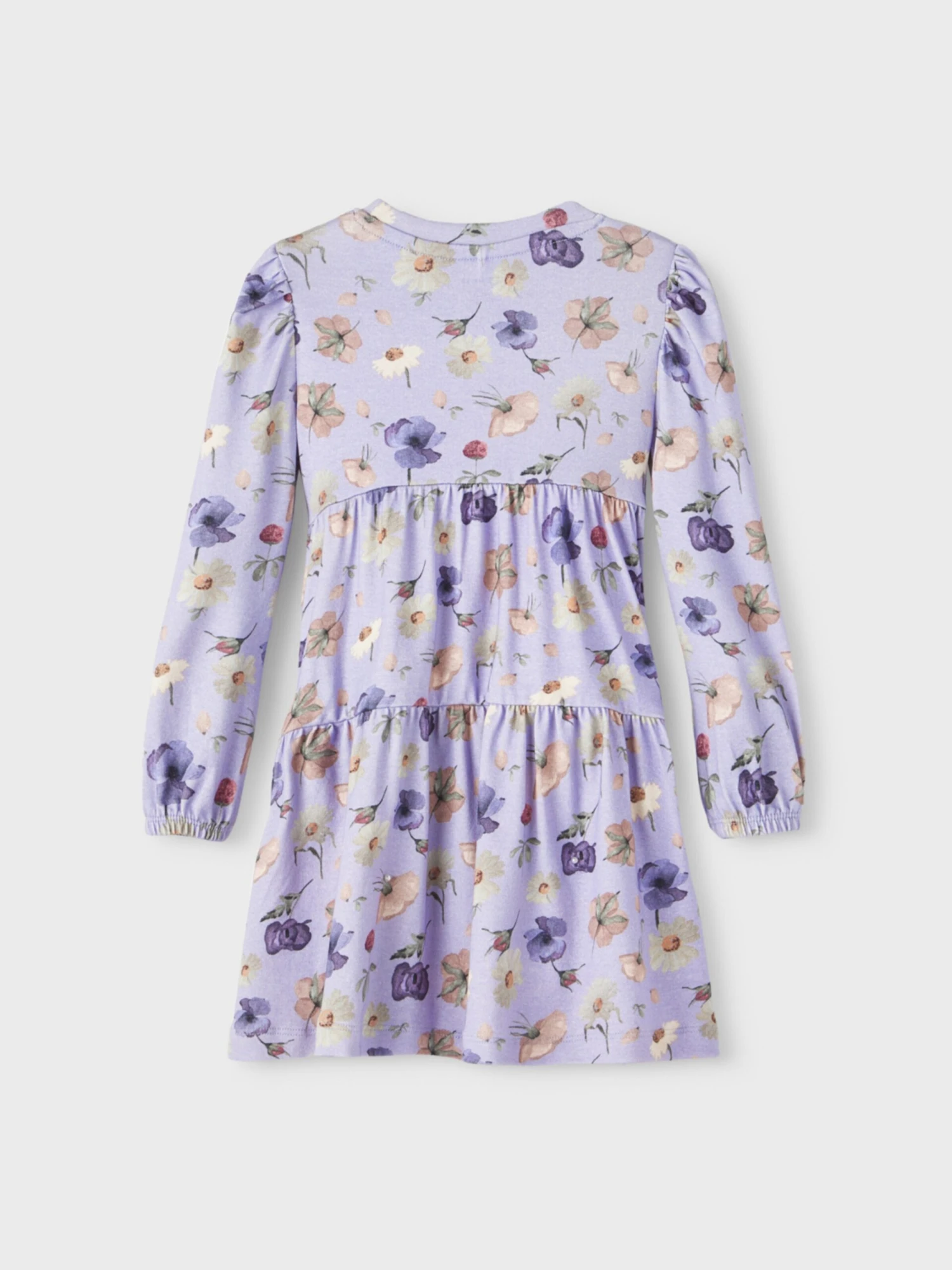 NAME IT Kjoler Kjole Brianna Børn Aubergine / Lyselilla 2 NAME IT Kjoler Kjole Brianna Børn Aubergine / Lyselilla - Billede 2