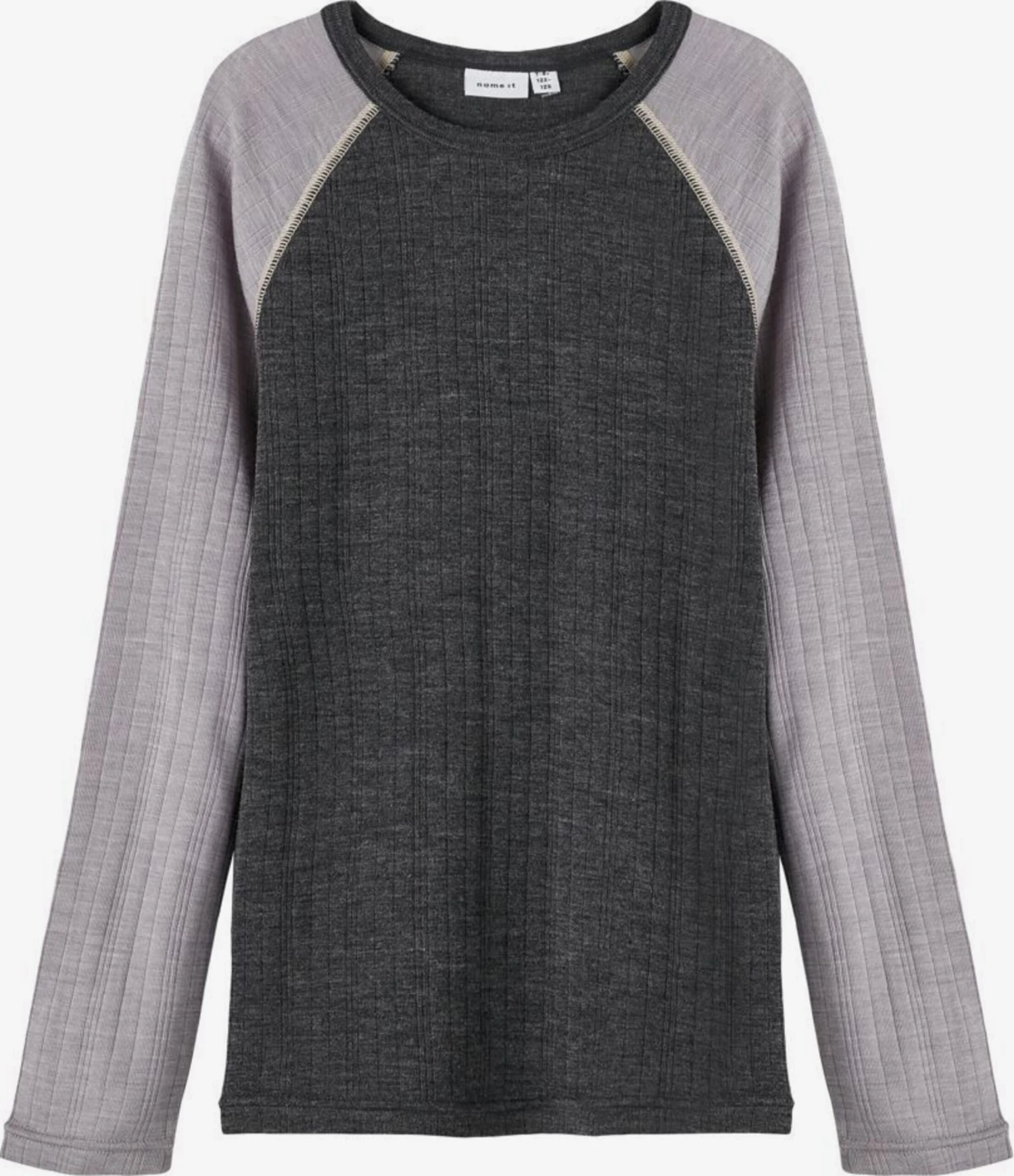 NAME IT Langærmede Toppe Shirts Børn Blå / Grå 1 NAME IT Langærmede Toppe Shirts Børn Blå / Grå