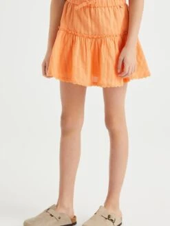 WE FASHION Nederdele Nederdel Børn Lyseorange -ChicVerden Salgsbutik bdb5992f16ada2d4ecc4135d5a82a264