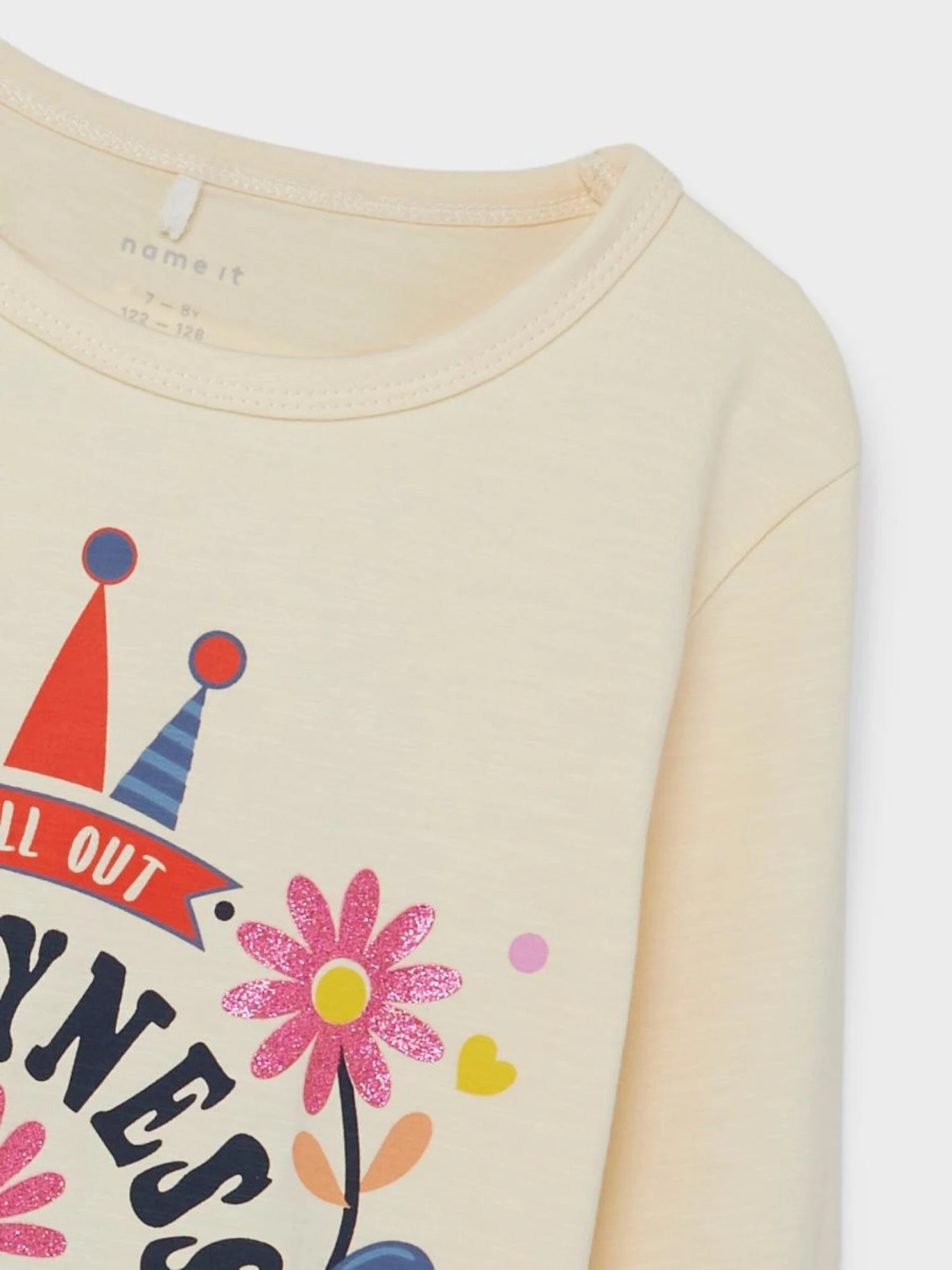 NAME IT Langærmede Toppe Shirts Tiline Børn Creme 5 NAME IT Langærmede Toppe Shirts Tiline Børn Creme - Billede 5