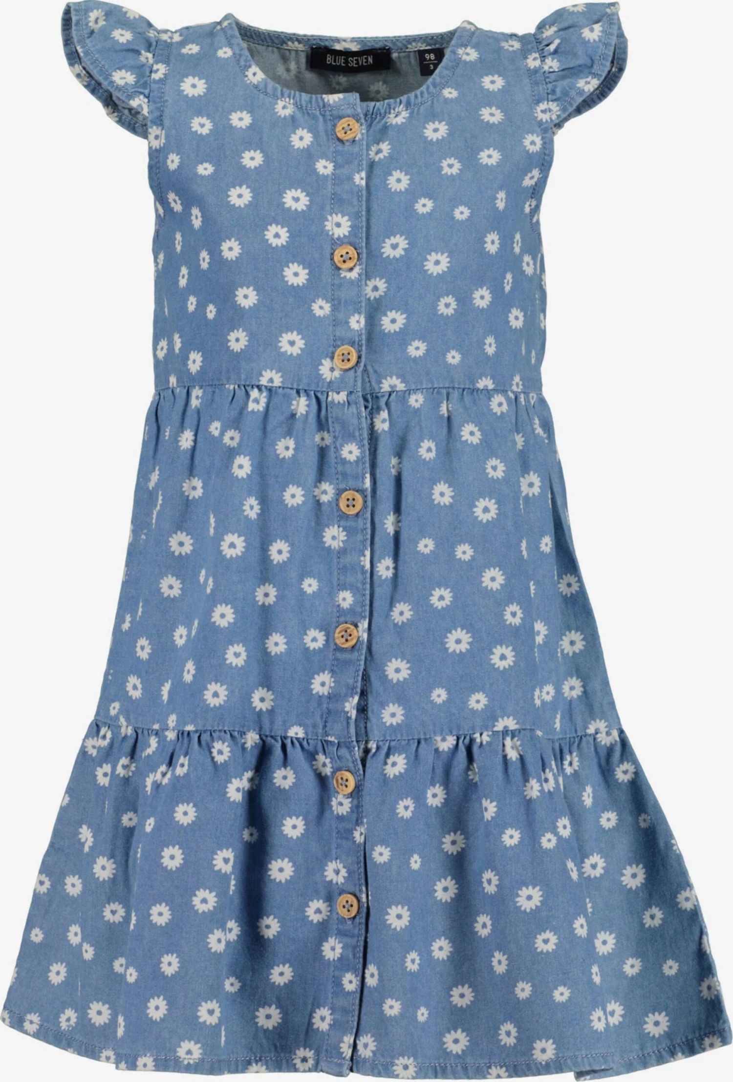 Blue Seven Kjoler Kjole Børn Blå 1 Blue Seven Kjoler Kjole Børn Blå