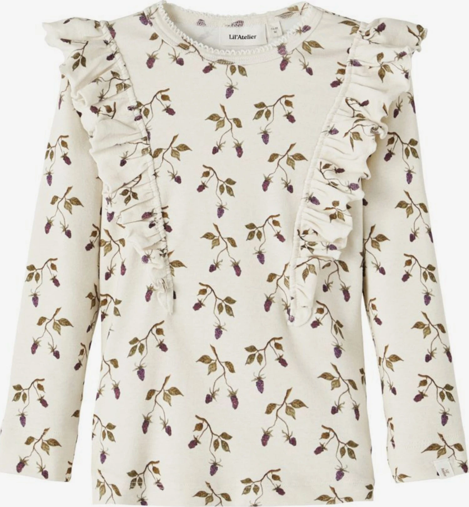 NAME IT Langærmede Toppe Bluser & T-shirts Børn Ecru 1 NAME IT Langærmede Toppe Bluser & T-shirts Børn Ecru