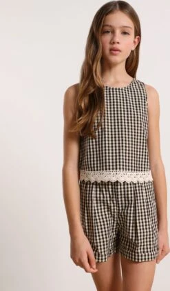 Scalpers Toppe Overdel Vichy Børn Sort / Hvid 9 Scalpers Toppe Overdel Vichy Børn Sort / Hvid -ChicVerden Salgsbutik cafeaec0c04b548a92d0190e7c6d0fb3