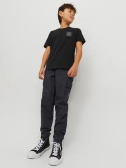 Jack & Jones Junior Jeans Og Bukser Regular Bukser Kane Børn Sort -ChicVerden Salgsbutik ce7baad265546e06ba6c3ad9be90f046